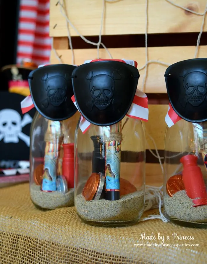 Pirate Bottle Invitations Party Idea send guests a special invite message in a bottle