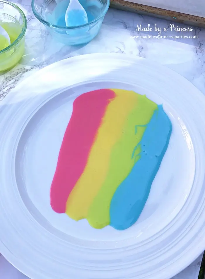 Rainbow Donuts Party Food Tutorial blue sugar glaze