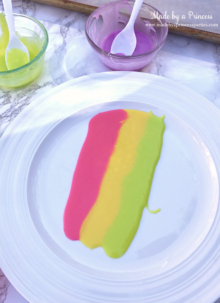 Rainbow Donuts Party Food Tutorial green sugar glaze