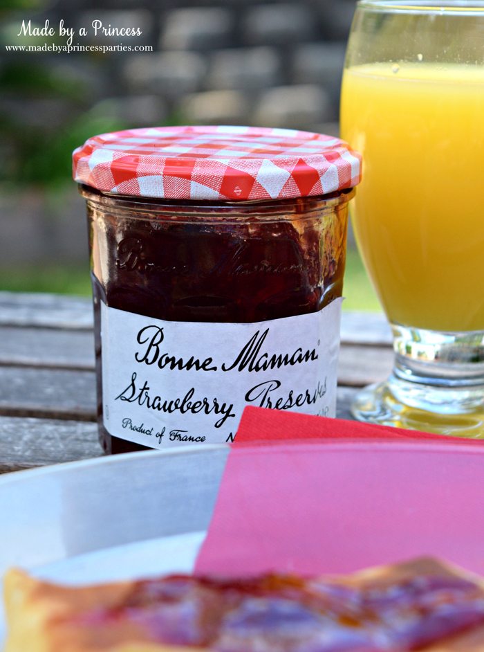 Savory Strawberry Preserves Toasted Coconut Almond Chicken Blintz Recipe bonne maman preserves