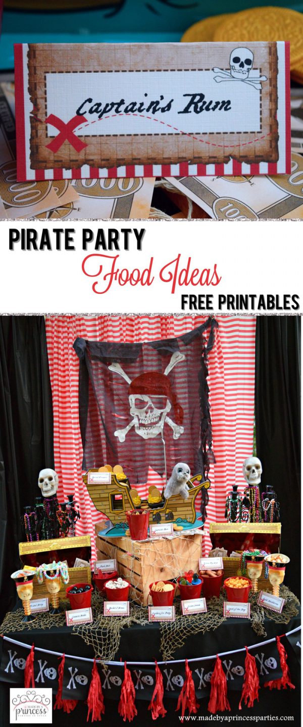 Pirate Party Food Ideas Free Printables
