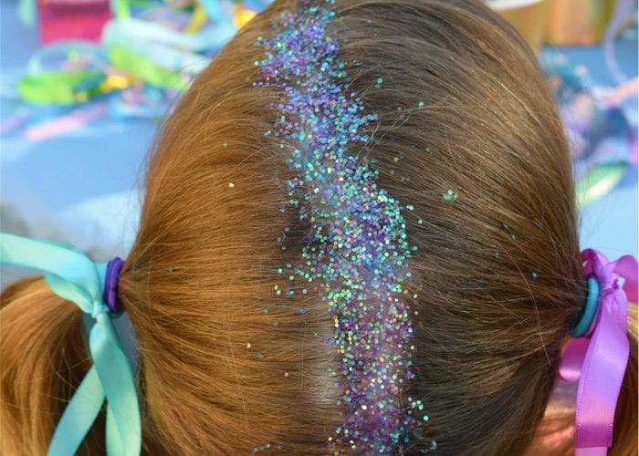 Create Sparkly Glitter Roots Hair Tutorial