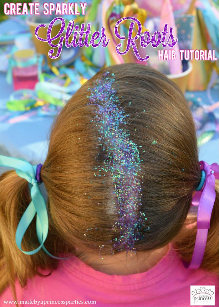 Create Sparkly Glitter Roots Hair Tutorial