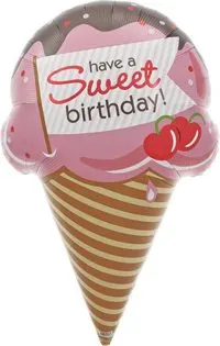 First Birthday Ice Cream Party Ideas sweet birthday balloon 2