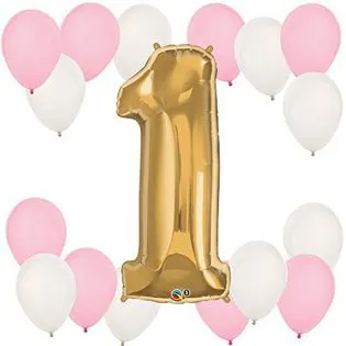 First Birthday balloon kit