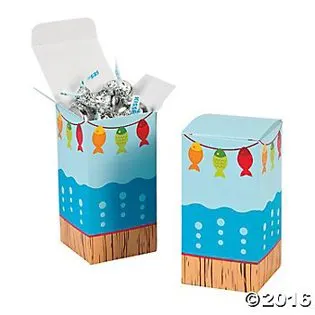 Fishing Baby Shower Ideas favor boxes