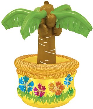 Moana Party Ideas inflatable drink cooler