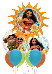 Moana Party Ideas moana balloon bouquet 2