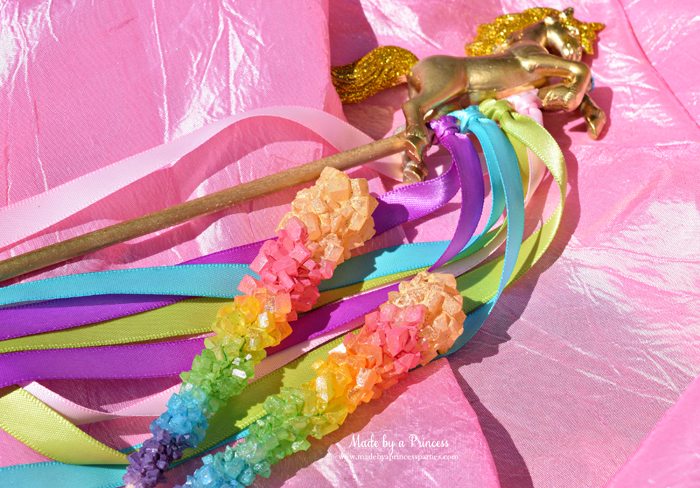 original rainbow rock candy party food tutorial gold tipped perfect for a unicorn party