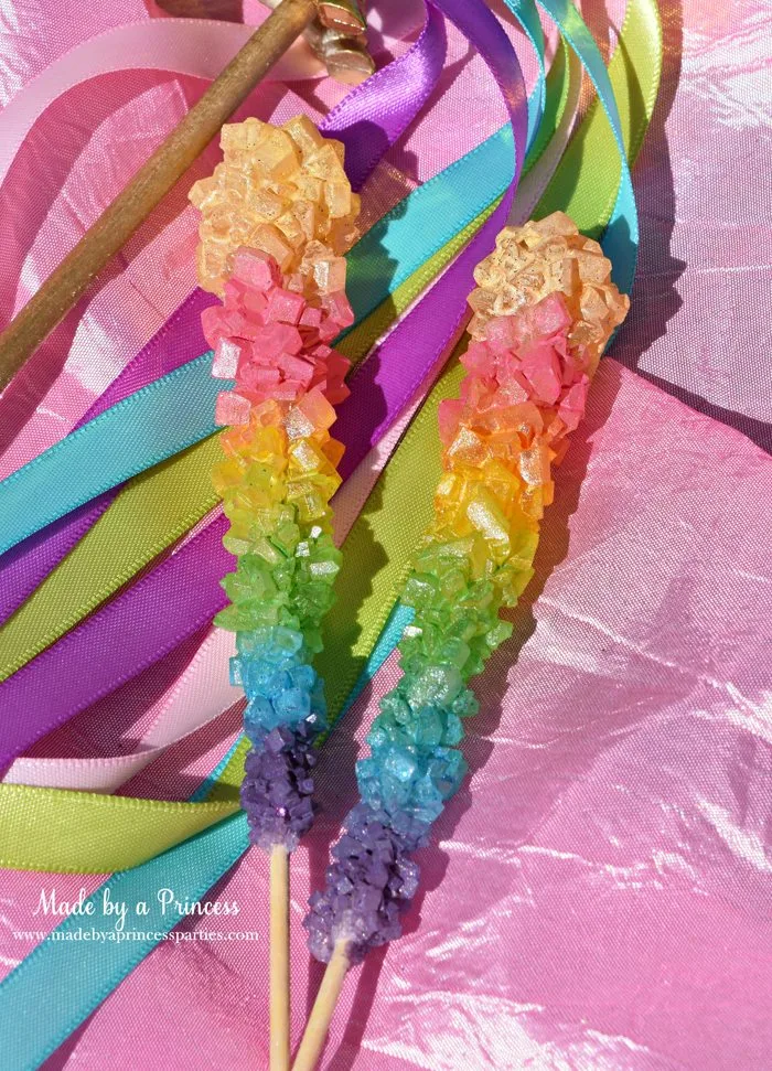 original rainbow rock candy party food tutorial perfect for a unicorn party