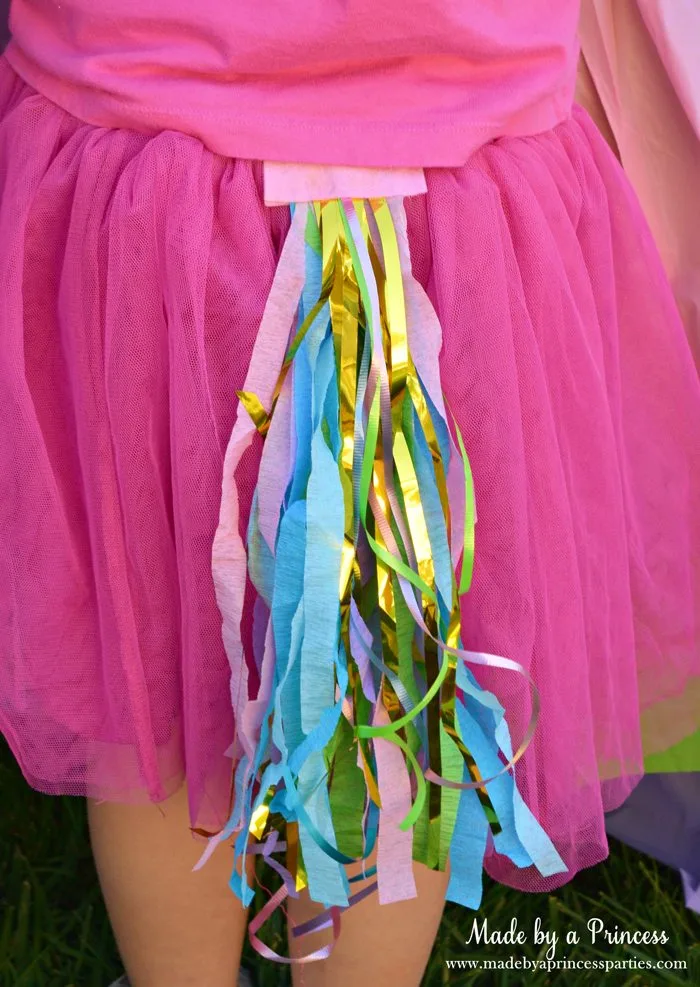 unicorn tail party idea tutorial pretty pony tail