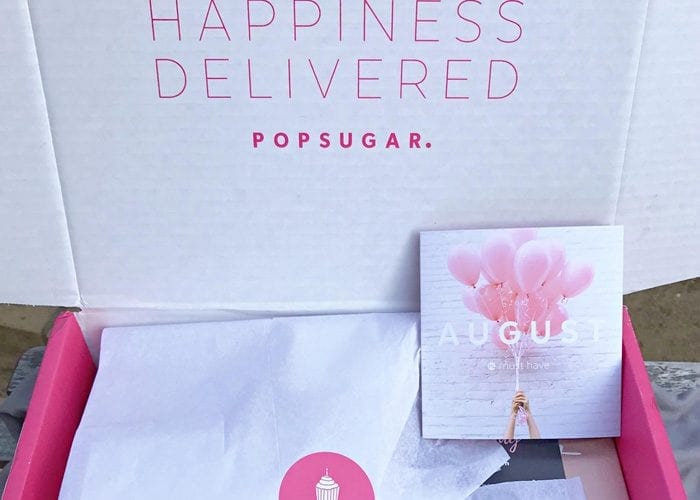 POPSUGAR Must Have August 2017 Subscription Box Review