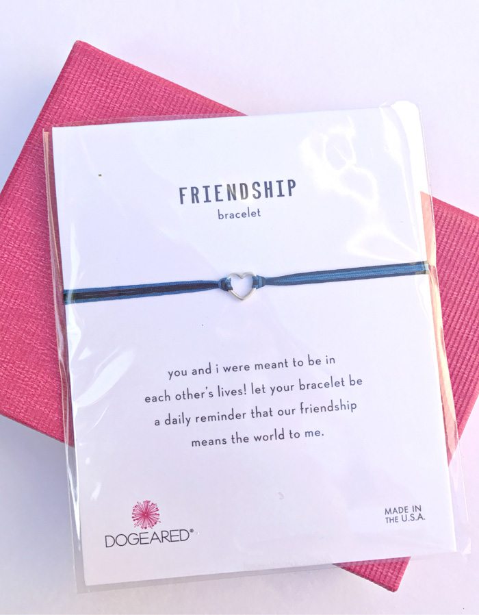 POPSUGAR Must Have August 2017 Subscription Box Review Friendship bracelet from Dogeared