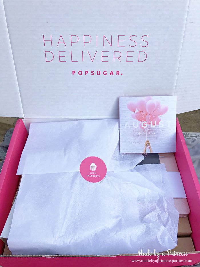 POPSUGAR Must Have August 2017 Subscription Box Review box full of goodies
