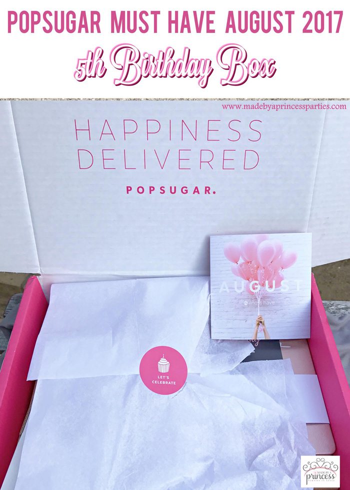 POPSUGAR Must Have August 2017 Subscription Box Review