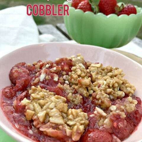 strawberry almond cobbler | Made by a Princess