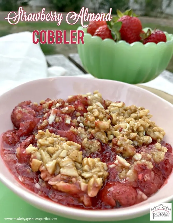 strawberry almond cobbler | Made by a Princess