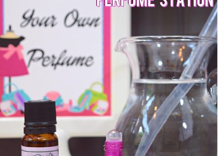 Barbie Party DIY Perfume Station