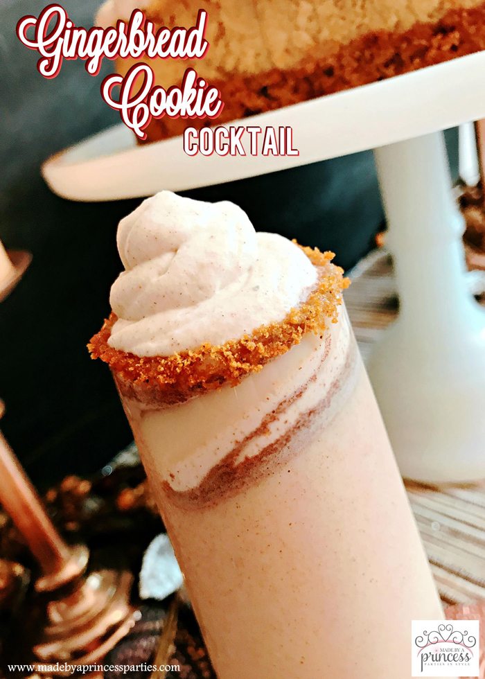 Creamy Gingerbread Cookie Holiday Cocktail Recipe