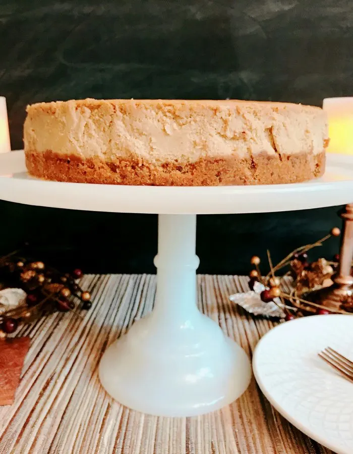 Gingerbread Cheesecake Dessert Recipe chill overnight for best results Made by a Princess no wm