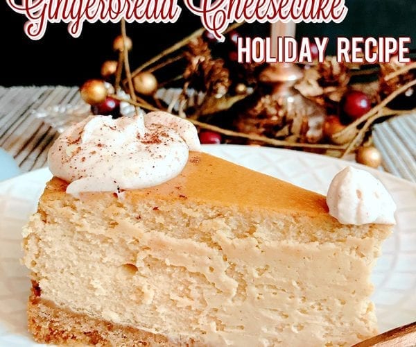 Gingerbread Cheesecake Dessert Recipe