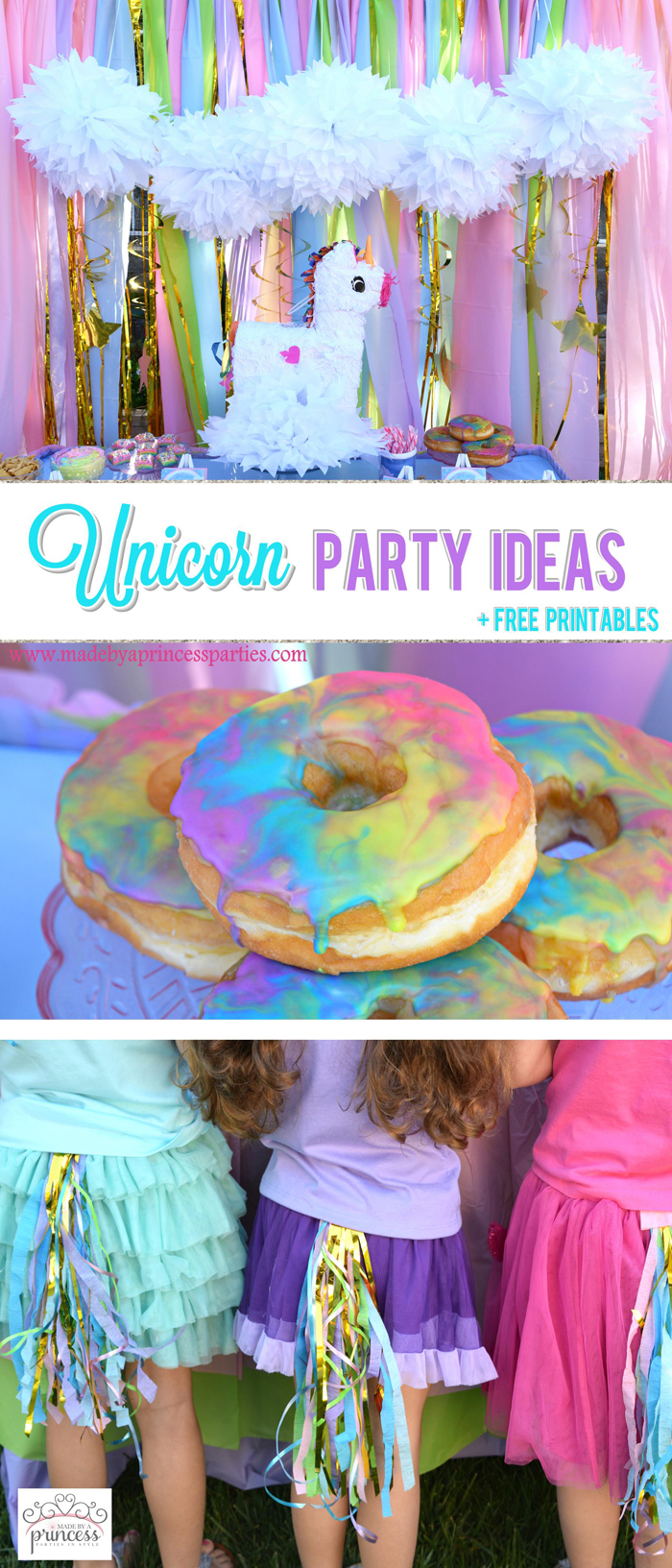 Host a magical and unforgettable unicorn party with these UNICORN PARTY IDEAS! Everything from food to decor to DIYs to party favors...post is packed with ideas you can easily recreate! #unicorn #unicornparty #magicalparty #partyideas