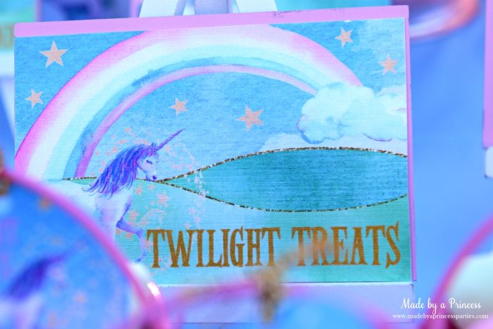 Unicorn Party Ideas Twilight Treats - Made by a Princess #unicorn #unicornparty