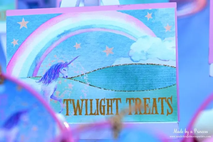 Unicorn Party Ideas Twilight Treats - Made by a Princess #unicorn #unicornparty