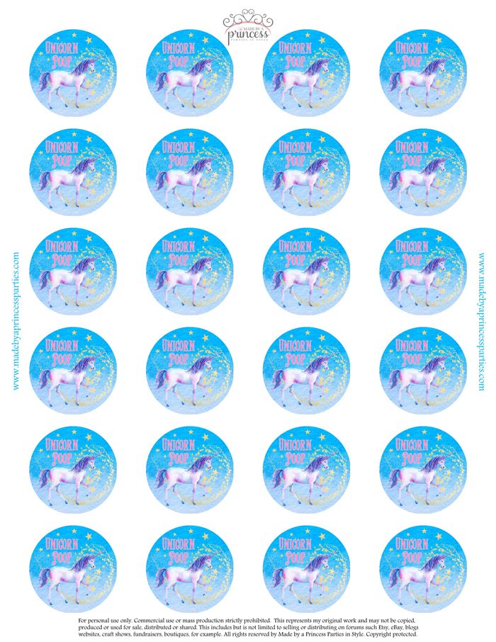 unicorn party ideas free printables