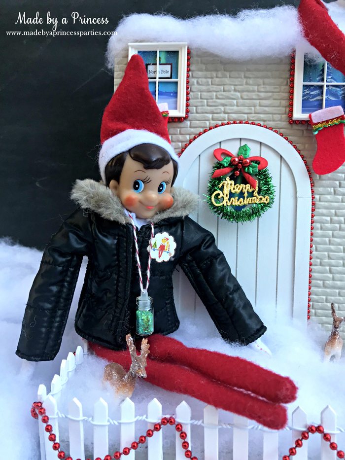 How to Create Your Own Tiny Elf Door Tutorial Elf on the Shelf ideas MadebyaPrincess #elfdoor #fairydoor #elfdoorkit