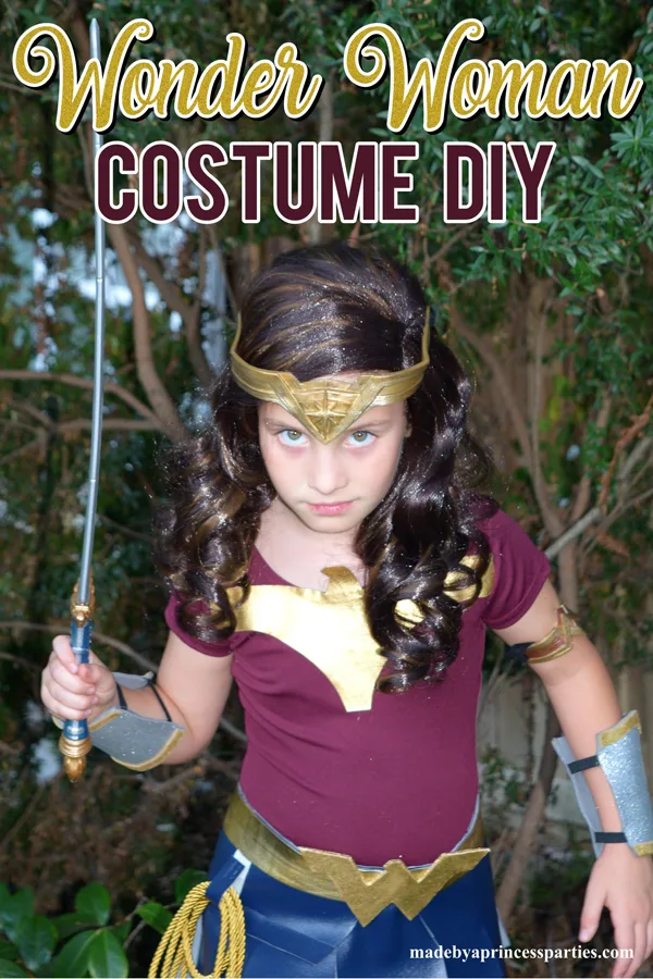 DIY Wonder Woman Movie Halloween Costume - Made by a Princess