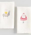 No Llama Drama World Market Holiday Gift Guide llama and santa guest towels