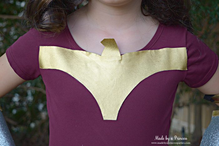 Wonder Woman Movie Costume finished leotard with eagle MadebyaPrincess #halloweencostume #wonderwoman #galgadot #wonderwomancostume