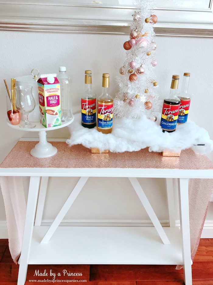 How to Make Italian Cream Soda Party Idea Display on Cute Table with Printable