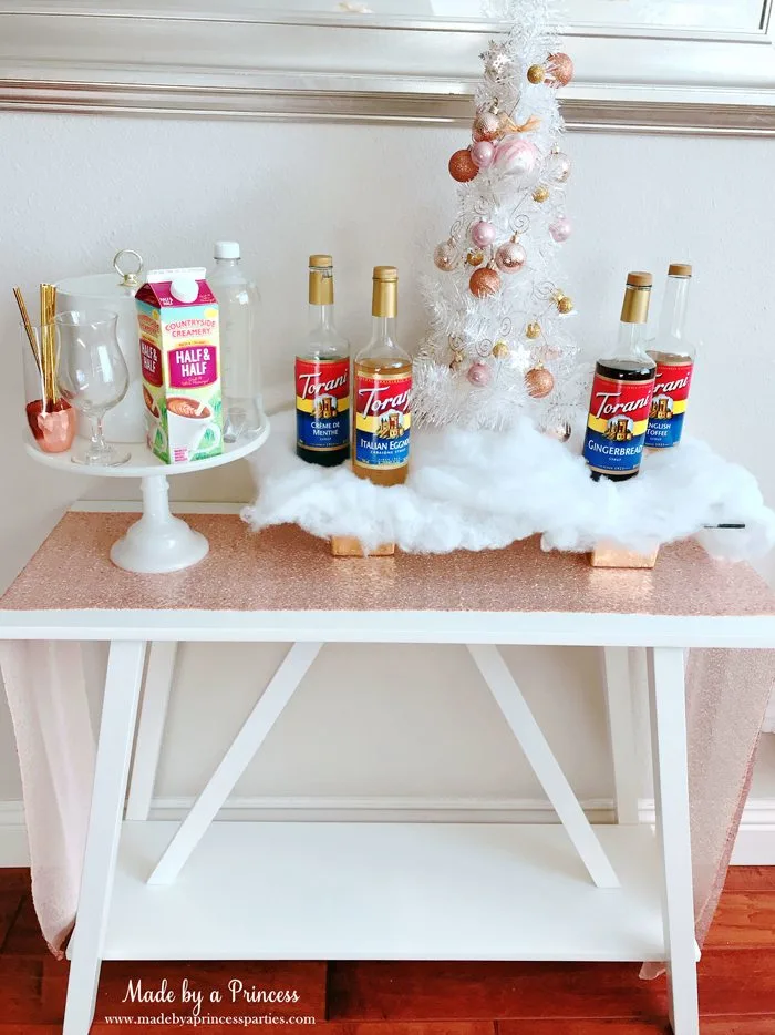 How to Make Italian Cream Soda Party Idea Display on Cute Table with Printable