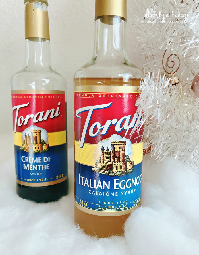 How to Make Italian Cream Soda Party Idea Italian Eggnog and Creme de Menthe Torani Syrups