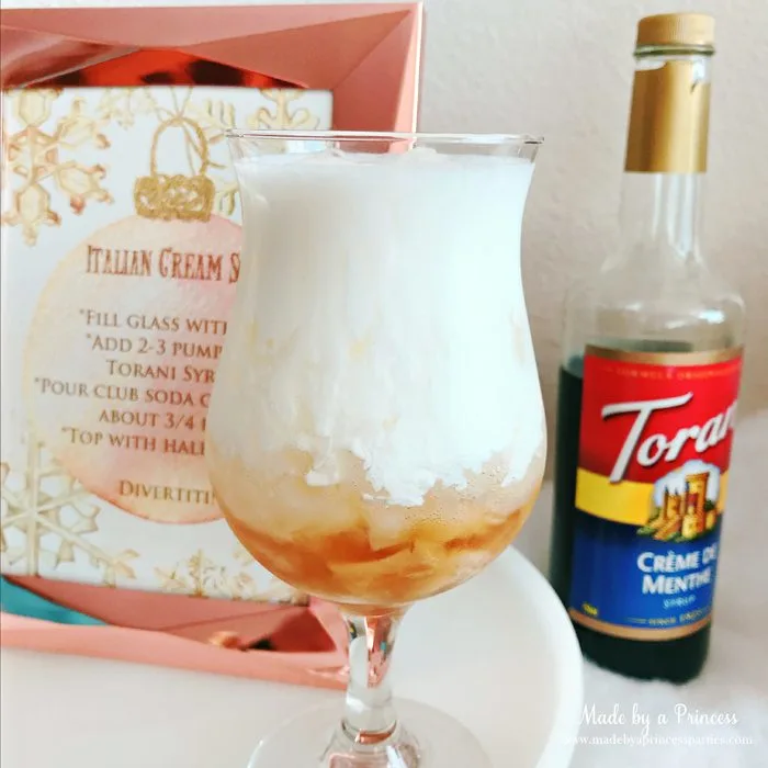 How to Make Italian Cream Soda Party Idea Top with Cream