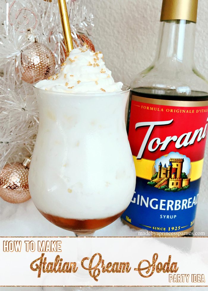 How to Make Italian Cream Soda Party Idea with Torani Syrup