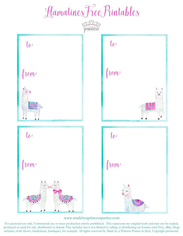 National Llama Day World Market Event Llamatines Back Free Printables MadebyaPrincess #nationalllamaday #llama #llamavalentines