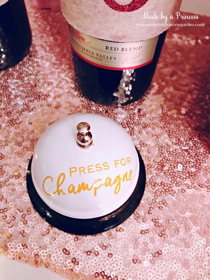Winter WINEderland Holiday Party Press for Champagne Bell