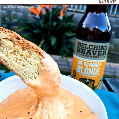 Creamy Beer Cheese Dip Recipe Made by a Princess