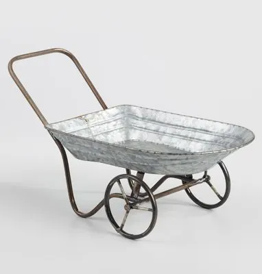 Peter Rabbit Tea Party Inspiration Metal Wheelbarrow