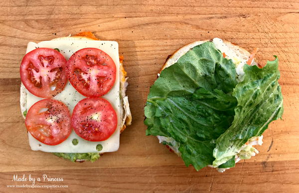 Best Turkey BLT Sandwich Recipe add tomatoes and lettuce via @madebyaprincess #turkeysandwich #blt #bltsandwich #bestsandwich #recipe #turkeyblt #madebyaprincess