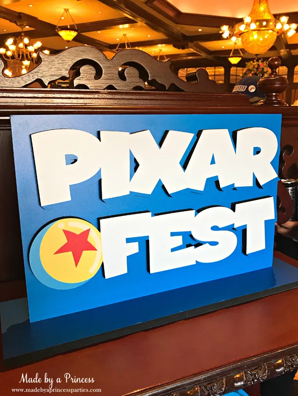 Disneylands Best Pixar Fest Food Checklist look for special signs throughout the park #disneylandfood #disneyfood #pixarfest #madebyaprincess