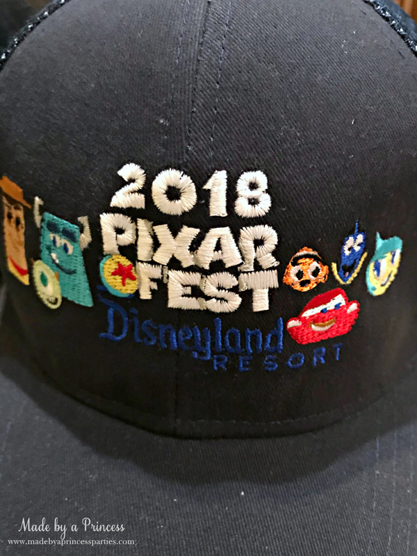 Disneylands Pixar Fest Exclusive Merchandise Baseball Cap #pixarfestmerchandise #disneyhat #pixarfest #madebyaprincess