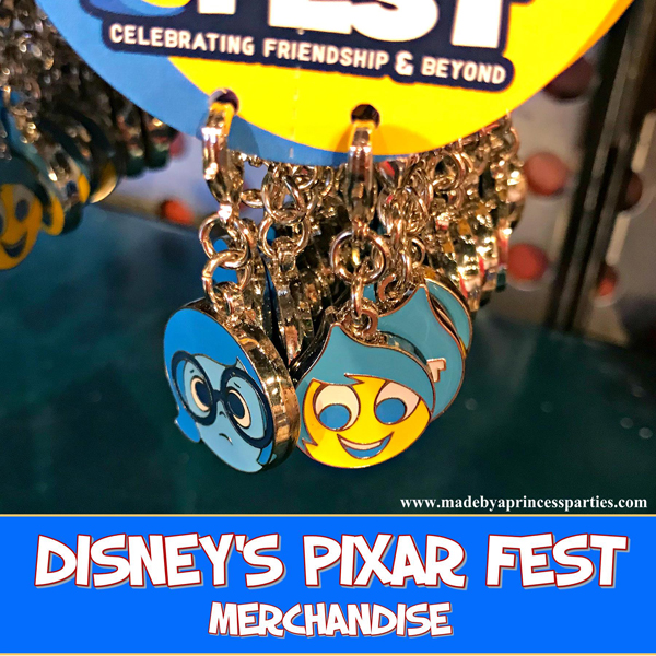 Disneylands Pixar Fest Exclusive Merchandise Inside Out Charms #pixarfestmerchandise #insideoutcharms #pixarfest @madebyaprincess