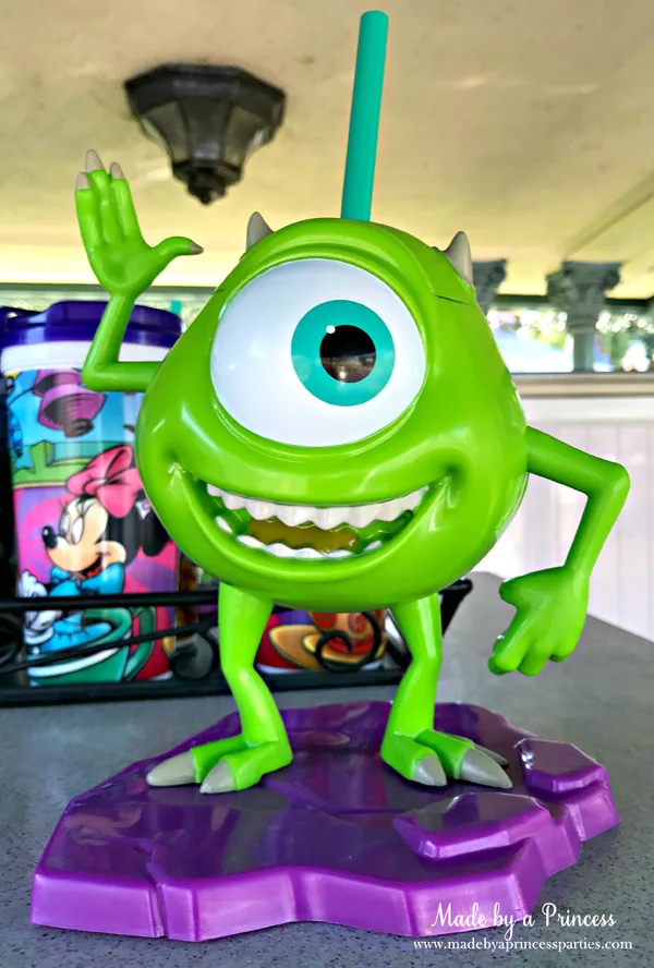 Disneylands Pixar Fest Exclusive Merchandise Mike Wazowski sipper cup #pixarfestmerchandise #disneycup #pixarfest #madebyaprincess
