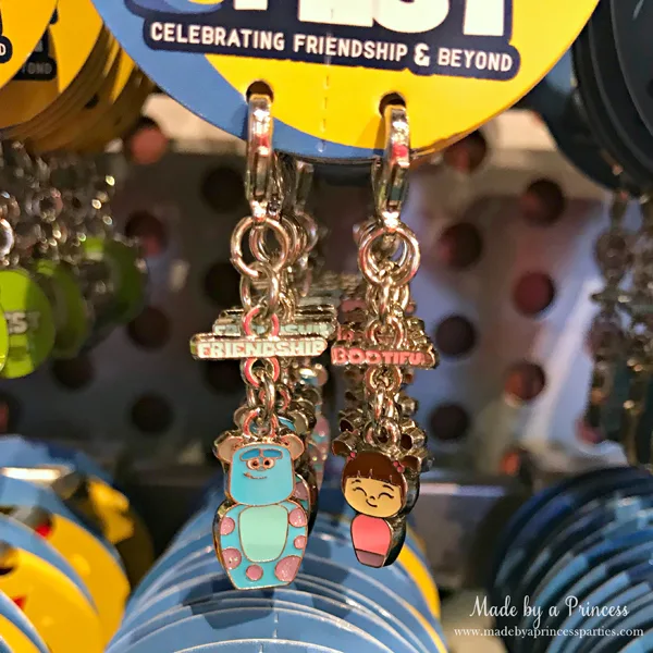 Disneylands Pixar Fest Exclusive Merchandise Sulley and Boo Charms #pixarfestmerchandise #disneycharms #pixarfest #madebyaprincess