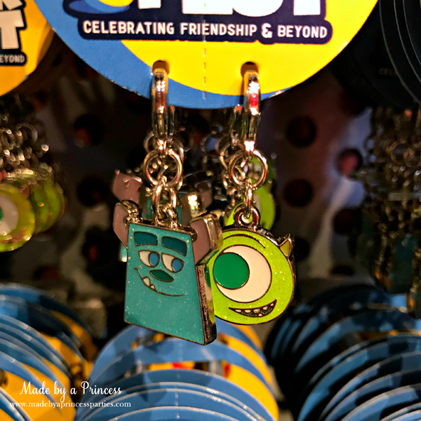 Disneylands Pixar Fest Exclusive Merchandise Sulley and Mike Charms #pixarfestmerchandise #disneycharms #pixarfest #madebyaprincess