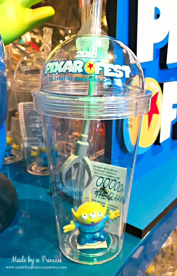 Disneylands Pixar Fest Exclusive Merchandise Toy Story Alien Light Up Cup and Claw #pixarfestmerchandise #disneycup #pixarfest #madebyaprincess